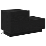 Casa si Gradina - Mobilier - Comode si corpuri - Noptiere - Noptiera cu LED-uri, stejar negru, 100x36x49 cm - Infinity.ro