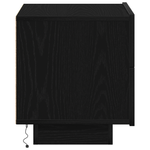 Casa si Gradina - Mobilier - Comode si corpuri - Noptiere - Noptiera cu LED-uri, stejar negru, 100x36x49 cm - Infinity.ro