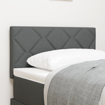 Casa si Gradina - Mobilier - Paturi si accesorii - Accesorii paturi - Tablie de pat model romboidal gri inchis 80 cm textil - Infinity.ro