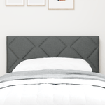 Casa si Gradina - Mobilier - Paturi si accesorii - Accesorii paturi - Tablie de pat model romboidal gri inchis 80 cm textil - Infinity.ro