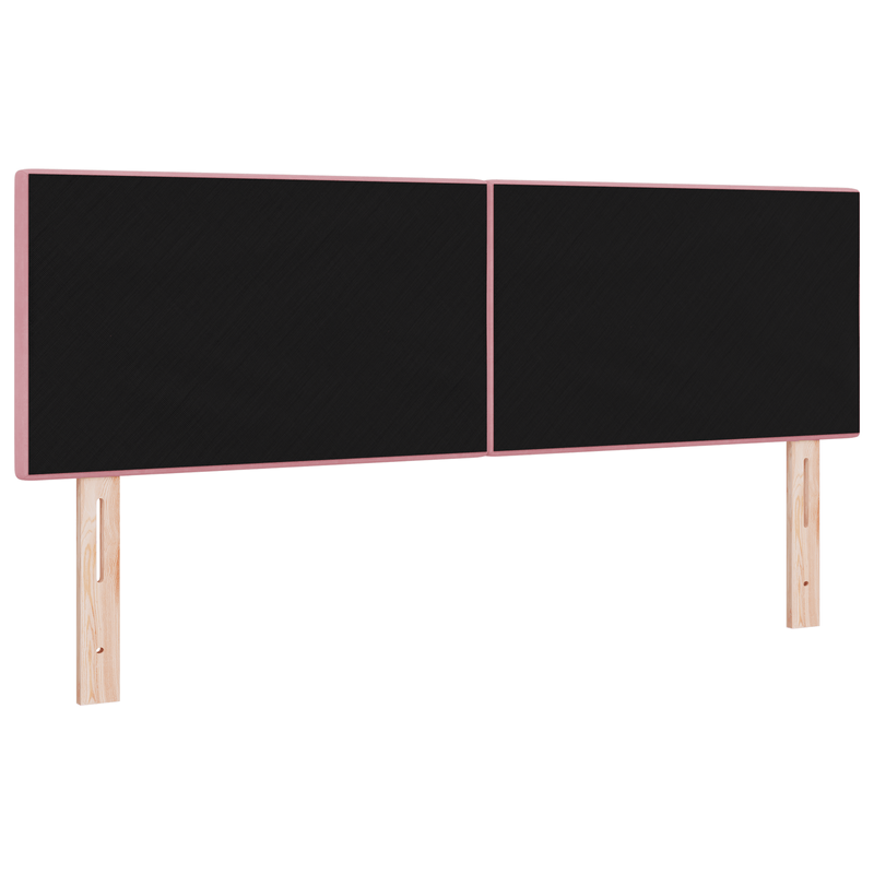 Casa si Gradina - Mobilier - Paturi si accesorii - Accesorii paturi - Tablie de pat cu nasturi roz 160 cm catifea - Infinity.ro