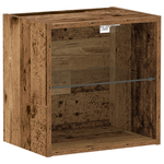 Casa si Gradina - Mobilier - Biblioteci si rafturi - Rafturi - Raft suspendat, 2 buc., lemn vechi, 40x28,5x40 cm, lemn - Infinity.ro
