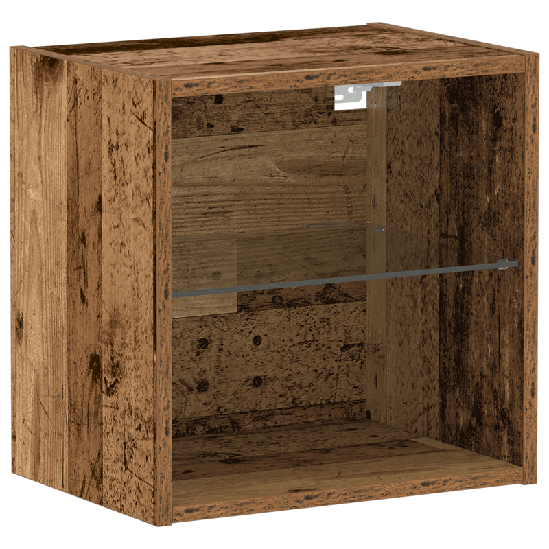 Casa si Gradina - Mobilier - Biblioteci si rafturi - Rafturi - Raft suspendat, 2 buc., lemn vechi, 40x28,5x40 cm, lemn - Infinity.ro