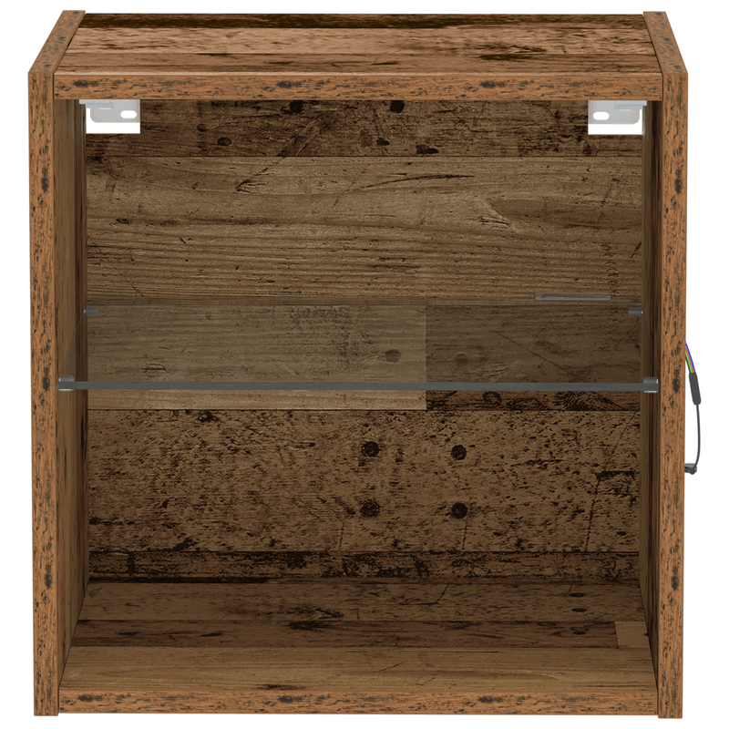 Casa si Gradina - Mobilier - Biblioteci si rafturi - Rafturi - Raft suspendat, 2 buc., lemn vechi, 40x28,5x40 cm, lemn - Infinity.ro