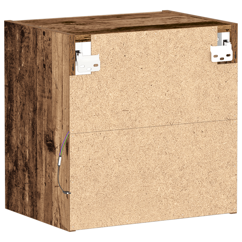 Casa si Gradina - Mobilier - Biblioteci si rafturi - Rafturi - Raft suspendat, 2 buc., lemn vechi, 40x28,5x40 cm, lemn - Infinity.ro