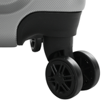 Sport si Outdoor - Articole de voiaj - Genti voiaj - Set de valize 3 piese carcasa rigida argintie 20'' 24'' 28'' ABS - Infinity.ro