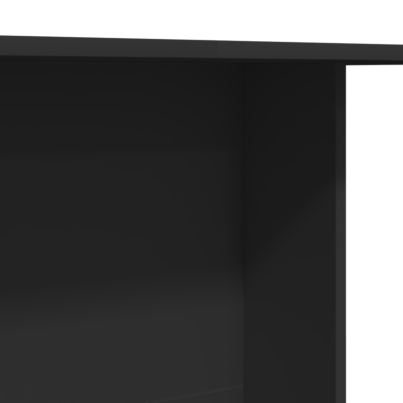Casa si Gradina - Mobilier - Mese si birouri - Mese bucatarie si dining - Masa de dining Negru 100x60x75 cm din lemn compus - Infinity.ro