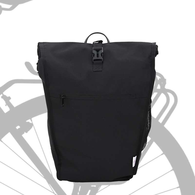 Sport si Outdoor - Ciclism - Accesorii pentru biciclete - Cosuri si portbagaje biciclete - Geanta pentru bicicleta pentru suport de bicicleta 20L Neagra 34x16x59 cm - Infinity.ro