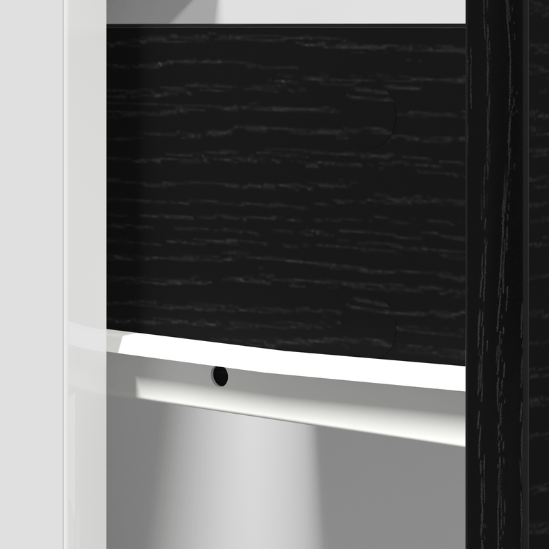 Casa si Gradina - Mobilier - Comode si corpuri - Corpuri bucatarie - Dulap cu Sertar Inferior - Stejar Negru, 40x46x81.5 cm, Fabricat din Lemn Prelucrat - Infinity.ro