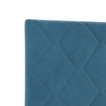 Casa si Gradina - Mobilier - Paturi si accesorii - Accesorii paturi - Tablie de pat model romboidal albastru inchis 180 cm catifea - Infinity.ro