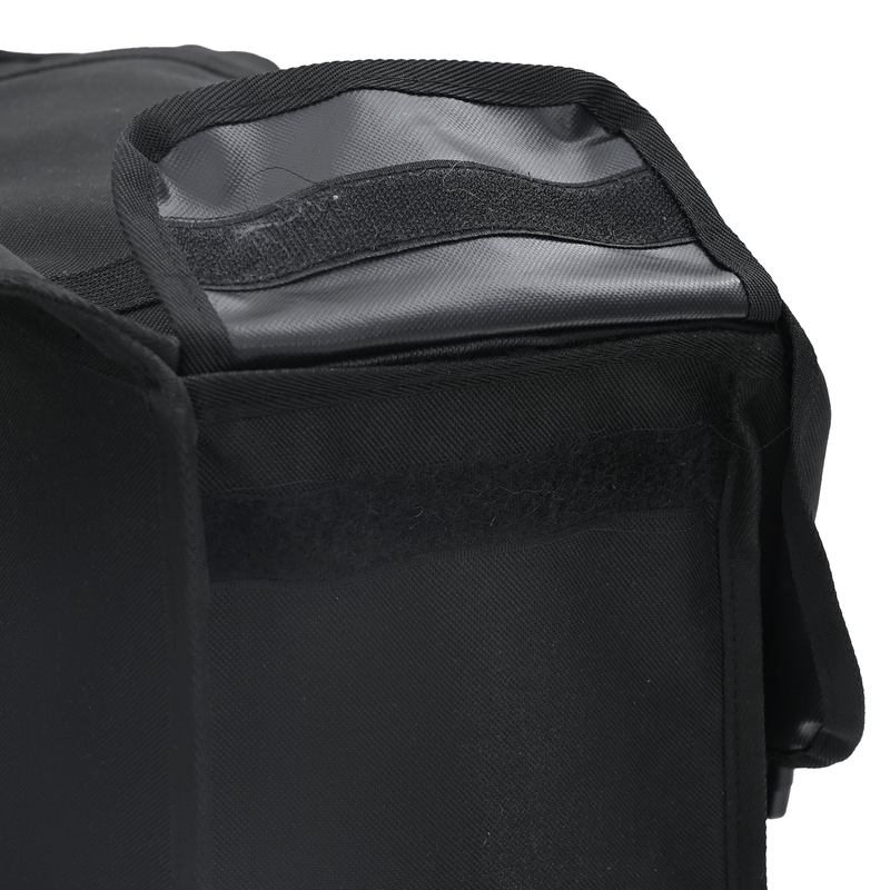 Sport si Outdoor - Ciclism - Accesorii pentru biciclete - Cosuri si portbagaje biciclete - Geanta dubla de bicicleta 48 L Negru - Infinity.ro