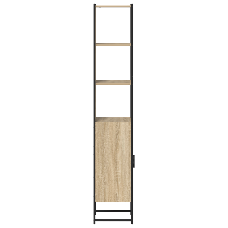 Casa si Gradina - Mobilier - Mobilier baie - Corpuri baie - Dulap de baie, stejar sonoma, 33x33x185,5 cm, lemn prelucrat - Infinity.ro