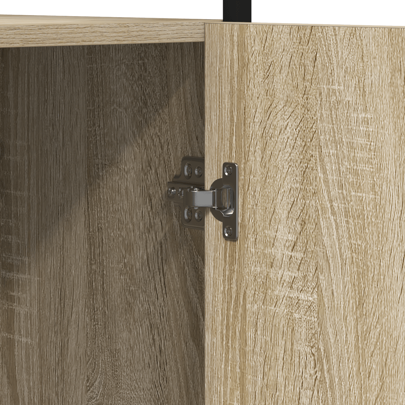 Casa si Gradina - Mobilier - Mobilier baie - Corpuri baie - Dulap de baie, stejar sonoma, 33x33x185,5 cm, lemn prelucrat - Infinity.ro
