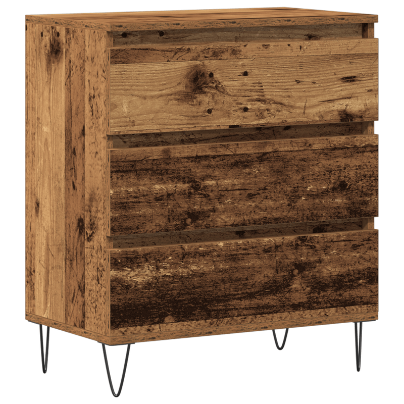 Casa si Gradina - Mobilier - Comode si corpuri - Comode - Dulap cu sertare, lemn vechi, 60x35x70 cm, lemn prelucrat - Infinity.ro