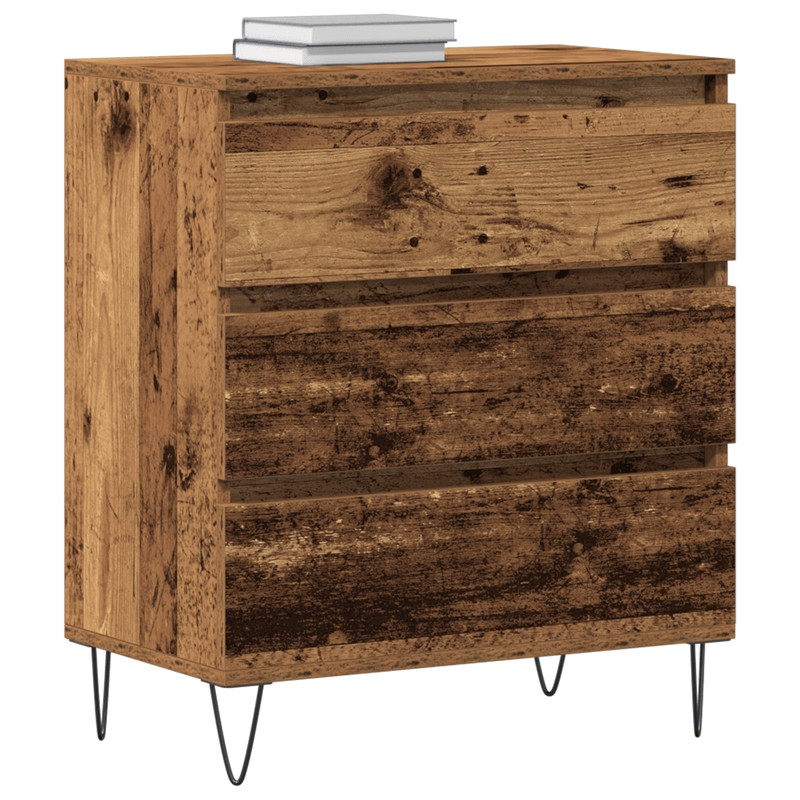Casa si Gradina - Mobilier - Comode si corpuri - Comode - Dulap cu sertare, lemn vechi, 60x35x70 cm, lemn prelucrat - Infinity.ro