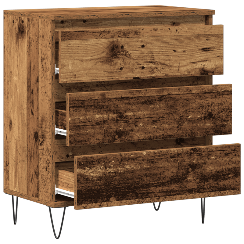 Casa si Gradina - Mobilier - Comode si corpuri - Comode - Dulap cu sertare, lemn vechi, 60x35x70 cm, lemn prelucrat - Infinity.ro