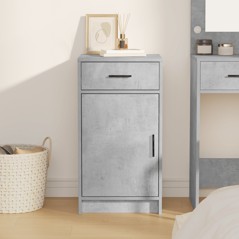 Casa si Gradina - Mobilier - Comode si corpuri - Comode - Dulap, gri beton, 40x41x75 cm, lemn prelucrat - Infinity.ro
