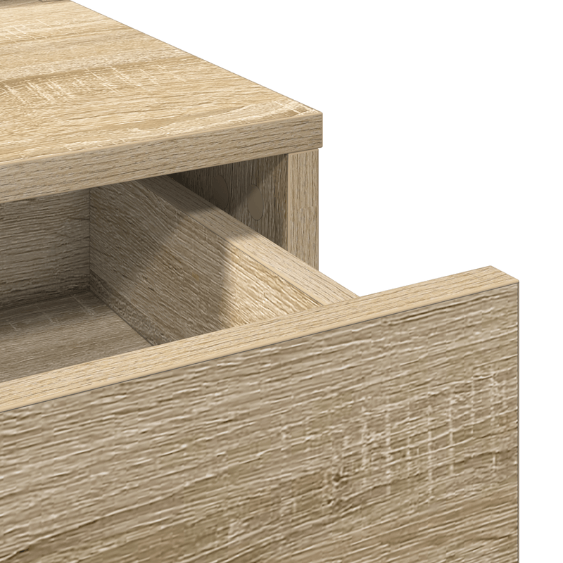 Casa si Gradina - Mobilier - Comode si corpuri - Masute de toaleta - Masa de toaleta cu sertare, stejar sonoma, 79x41x140 cm - Infinity.ro