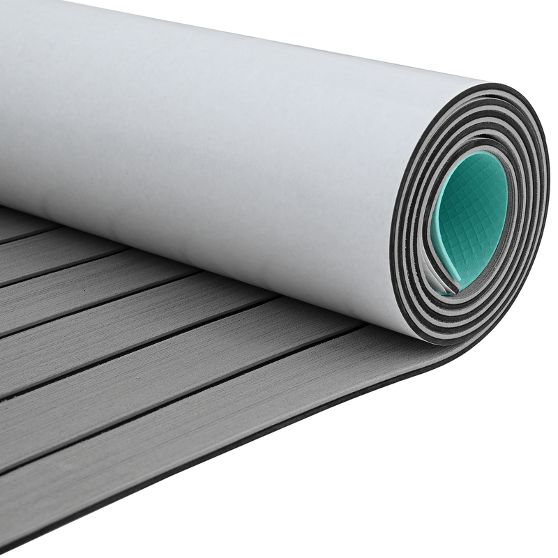 Casa si Gradina - Constructii - Parchet si pardoseli interioare - Parchet si pardoseli - Tampla pentru barci autocolanta gri deschis & negru 240x90 cm EVA Foam - Infinity.ro