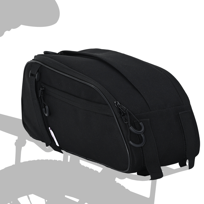 Sport si Outdoor - Ciclism - Accesorii pentru biciclete - Cosuri si portbagaje biciclete - Geanta pentru bicicleta pentru suport Pannier 8 L Neagra 38x16x16 cm - Infinity.ro