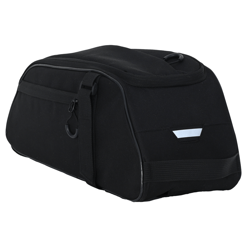 Sport si Outdoor - Ciclism - Accesorii pentru biciclete - Cosuri si portbagaje biciclete - Geanta pentru bicicleta pentru suport Pannier 8 L Neagra 38x16x16 cm - Infinity.ro