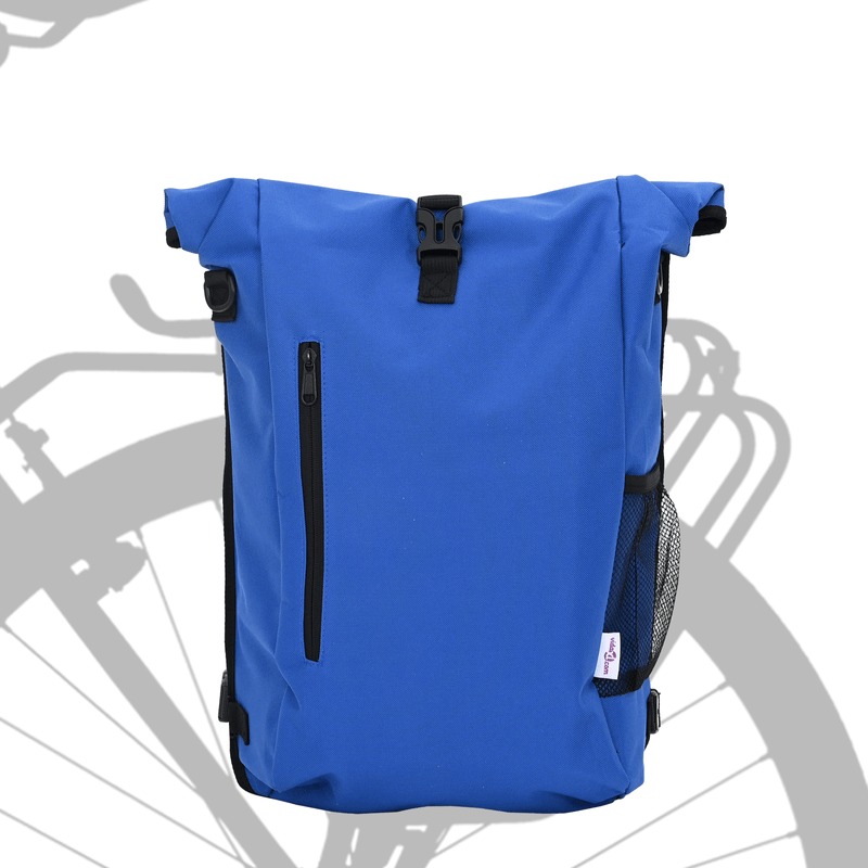 Sport si Outdoor - Ciclism - Accesorii pentru biciclete - Cosuri si portbagaje biciclete - Geanta de bicicleta pentru suport de bagaje 20 L Albastra 31x13x58 cm - Infinity.ro