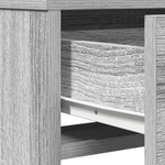 Casa si Gradina - Mobilier - Comode si corpuri - Masute de toaleta - Masa de toaleta cu lumini LED, gri sonoma, 50x41x135 cm - Infinity.ro
