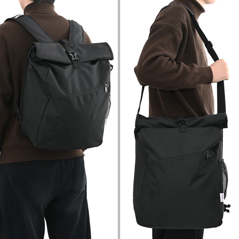 Sport si Outdoor - Ciclism - Accesorii pentru biciclete - Cosuri si portbagaje biciclete - Geanta de bicicleta pentru suport de bicicleta 25 L Negru 33x16x48 cm - Infinity.ro