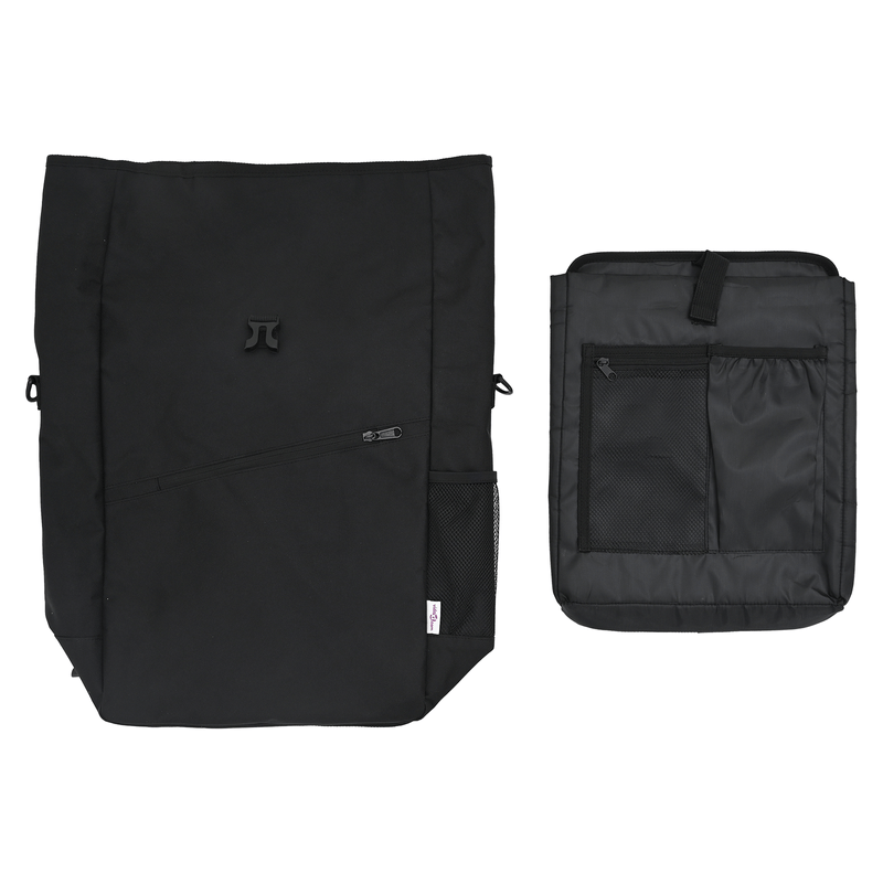 Sport si Outdoor - Ciclism - Accesorii pentru biciclete - Cosuri si portbagaje biciclete - Geanta de bicicleta pentru suport de bicicleta 25 L Negru 33x16x48 cm - Infinity.ro