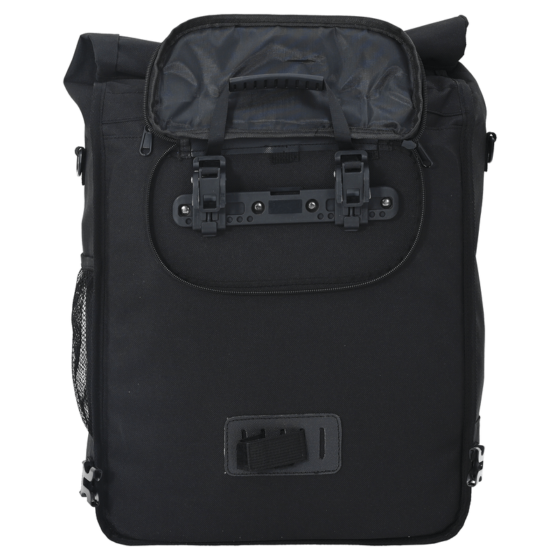 Sport si Outdoor - Ciclism - Accesorii pentru biciclete - Cosuri si portbagaje biciclete - Geanta de bicicleta pentru suport de bicicleta 25 L Negru 33x16x48 cm - Infinity.ro