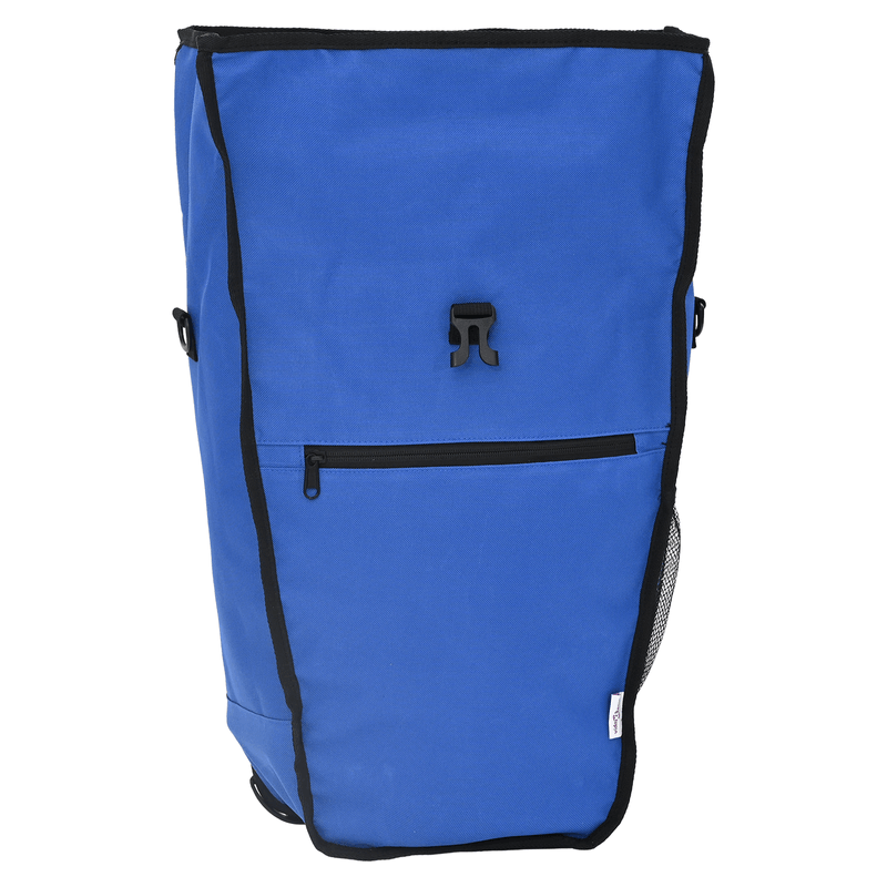 Sport si Outdoor - Ciclism - Accesorii pentru biciclete - Cosuri si portbagaje biciclete - Geanta bicicleta Pannier 20L Albastru 34x16x59 cm - Infinity.ro