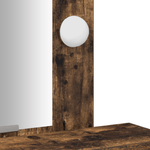 Casa si Gradina - Mobilier - Comode si corpuri - Masute de toaleta - masa de toaleta  cu lumini LED stejar afumat 50x41x140 cm - Infinity.ro