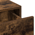 Casa si Gradina - Mobilier - Comode si corpuri - Masute de toaleta - Masa de toaleta suspendata, stejar fumuriu, 100x40x70 cm - Infinity.ro