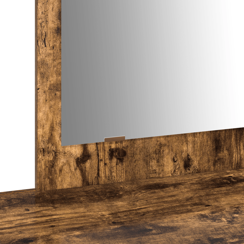 Casa si Gradina - Mobilier - Comode si corpuri - Masute de toaleta - Masa de toaleta suspendata, stejar fumuriu, 100x40x70 cm - Infinity.ro