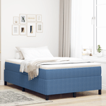 Casa si Gradina - Mobilier - Paturi si accesorii - Paturi - Cadru de pat, albastru, 120x190 cm, velur - Infinity.ro
