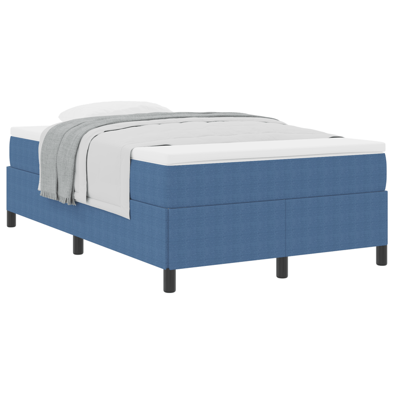 Casa si Gradina - Mobilier - Paturi si accesorii - Paturi - Cadru de pat, albastru, 120x190 cm, velur - Infinity.ro