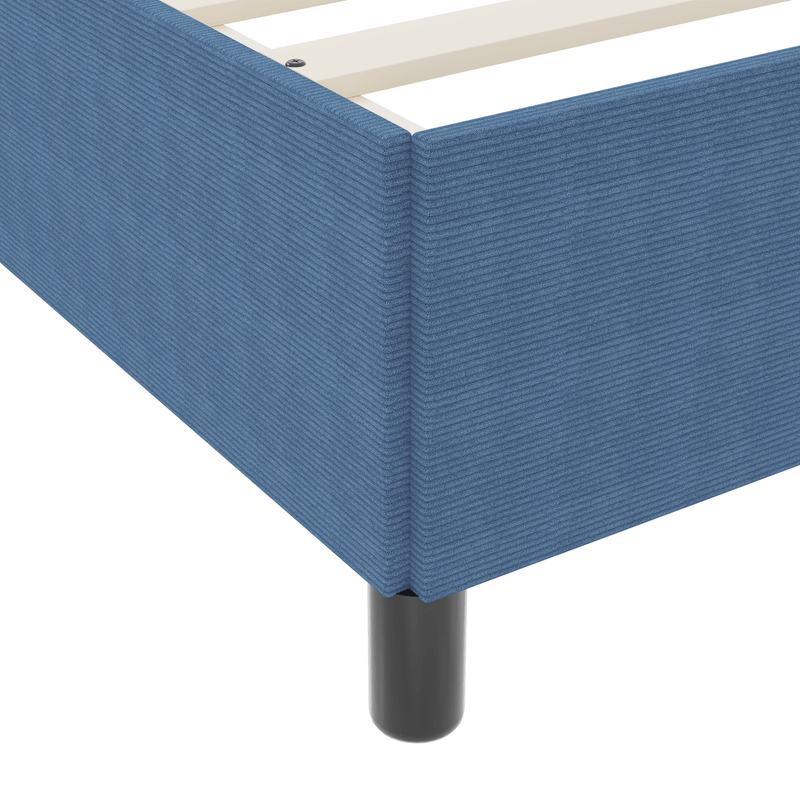 Casa si Gradina - Mobilier - Paturi si accesorii - Paturi - Cadru de pat, albastru, 120x190 cm, velur - Infinity.ro