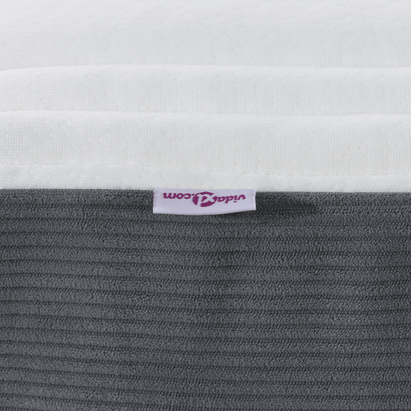 Casa si Gradina - Mobilier - Saltele si somiere - Saltele - Saltea arcuri pocket gri inchis medie 140x190x20cm textil - Infinity.ro