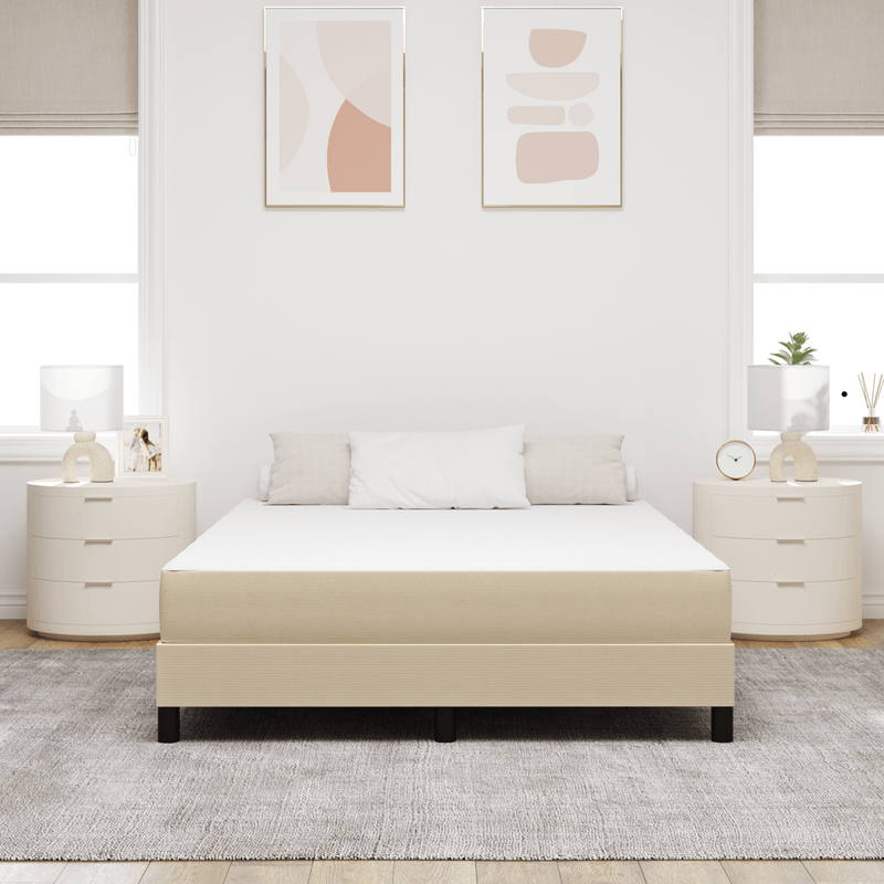 Casa si Gradina - Mobilier - Saltele si somiere - Saltele - Saltea arcuri gri/verde deschis medie 160x200x20cm textil - Infinity.ro