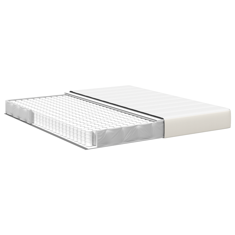 Casa si Gradina - Mobilier - Saltele si somiere - Saltele - Saltea cu arcuri pocket Crem 180x200x20 cm Medie Ferma Textil - Infinity.ro