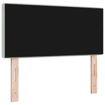 Casa si Gradina - Mobilier - Paturi si accesorii - Accesorii paturi - Tablie de pat cu nasturi gri deschis 100 cm catifea - Infinity.ro