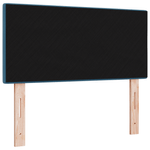 Casa si Gradina - Mobilier - Paturi si accesorii - Accesorii paturi - Tablie de pat cu nasturi albastru inchis 90 cm catifea - Infinity.ro