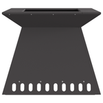 Casa si Gradina - Termice - Sobe, Seminee si accesorii - Seminee - Vatra de foc, negru, 60x60x50 cm, otel - Infinity.ro