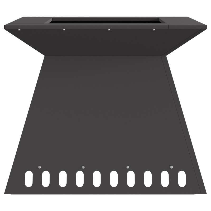 Casa si Gradina - Termice - Sobe, Seminee si accesorii - Seminee - Vatra de foc, negru, 60x60x50 cm, otel - Infinity.ro