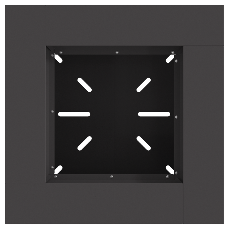 Casa si Gradina - Termice - Sobe, Seminee si accesorii - Seminee - Vatra de foc, negru, 60x60x50 cm, otel - Infinity.ro