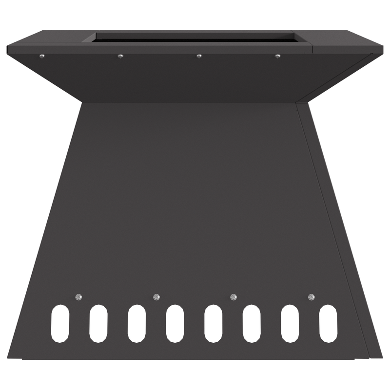 Casa si Gradina - Termice - Sobe, Seminee si accesorii - Seminee - Vatra de foc, negru, 48x48x40 cm, otel - Infinity.ro