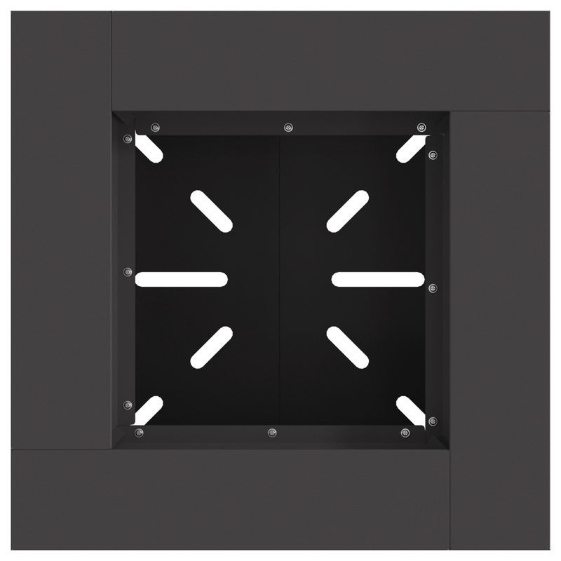 Casa si Gradina - Termice - Sobe, Seminee si accesorii - Seminee - Vatra de foc, negru, 48x48x40 cm, otel - Infinity.ro