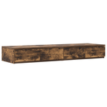 Casa si Gradina - Mobilier - Paturi si accesorii - Accesorii paturi - Sertare de pat, stejar fumuriu, 120x36,5x16,5 cm lemn prelucrat - Infinity.ro