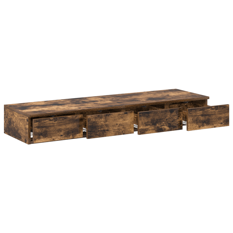 Casa si Gradina - Mobilier - Paturi si accesorii - Accesorii paturi - Sertare de pat, stejar fumuriu, 120x36,5x16,5 cm lemn prelucrat - Infinity.ro