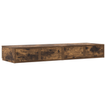 Casa si Gradina - Mobilier - Paturi si accesorii - Accesorii paturi - Sertare de pat, stejar fumuriu, 120x36,5x16,5 cm lemn prelucrat - Infinity.ro